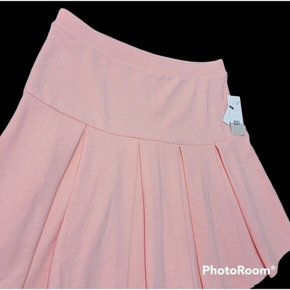 BP. Pleated Tennis Mini Skirt XSMALL Pink Pudding - Picture 8 of 11